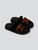 Σανδάλια flatforms suede με velcro ERYNN