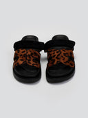 Σανδάλια flatforms suede με velcro ERYNN