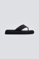 Σανδάλια flatforms υφασμάτινα 