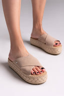 Σανδάλια καστόρινα crossover Xti 143640 - Μπεζ - thefashionproject.gr - Xti Footwear