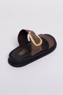 Σανδάλια καστόρινα Estil - Καφέ - thefashionproject.gr - Estil - 23919036002