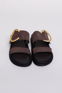 Σανδάλια καστόρινα Estil - Καφέ - thefashionproject.gr - Estil - 23919036002