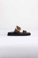 Σανδάλια καστόρινα Estil - Καφέ - thefashionproject.gr - Estil - 23919036002