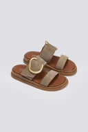 Σανδάλια καστόρινα Estil - Τάουπε - thefashionproject.gr - Estil - 23919035002