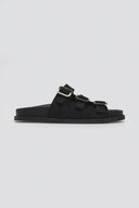Σανδάλια καστόρινα flatforms με τοκάδες 