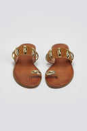 Σανδάλια καστόρινα Iris Sandals - Ταμπά - thefashionproject.gr - IRIS - 24154007003