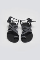Σανδάλια καστόρινα με lace-up δέσιμο Tfp
