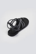 Σανδάλια καστόρινα με lace-up δέσιμο Tfp