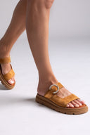 Σανδάλια καστόρινα με στρας τοκά Tfp - Ταμπά - thefashionproject.gr - TFP