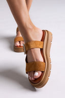 Σανδάλια καστόρινα με στρας τοκά Tfp - Ταμπά - thefashionproject.gr - TFP