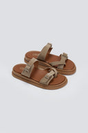 Σανδάλια καστόρινα με τοκάδες Estil - Τάουπε - thefashionproject.gr - Estil