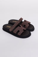 Σανδάλια καστόρινα με velcro Estil