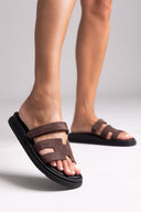 Σανδάλια καστόρινα με velcro Estil