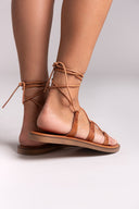 Σανδάλια lace up δερμάτινα Iris sandals
