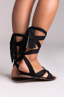 Σανδάλια lace up με κόμπο Corina