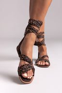 Σανδάλια lace up με κόμπο Corina