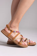 Σανδάλια με boho λουράκια ERYNN
