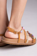 Σανδάλια με boho λουράκια ERYNN
