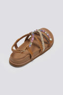 Σανδάλια με boho λουράκια ERYNN - Κάμελ - thefashionproject.gr - ERYNN