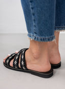 Σανδάλια με boho λουράκια Estil - Μαύρο - thefashionproject.gr - Estil - 21481002002