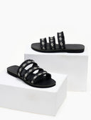 Σανδάλια με boho λουράκια Estil - Μαύρο - thefashionproject.gr - Estil - 21481002002