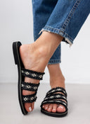 Σανδάλια με boho λουράκια Estil - Μαύρο - thefashionproject.gr - Estil - 21481002002