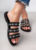 Σανδάλια με boho λουράκια Estil - Μαύρο - thefashionproject.gr - Estil - 21481002002