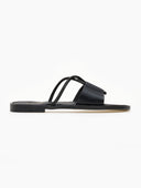 Σανδάλια με crossover στρας Estil - Μαύρο - thefashionproject.gr - Estil