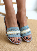 Σανδάλια με φάσα από ψάθα ERYNN - Ραφ - thefashionproject.gr - ERYNN