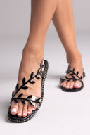 Σανδάλια με φύλλα Iris Sandals - Μαύρο - thefashionproject.gr - IRIS - 23994002003