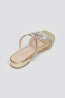 Σανδάλια με γεωμετρικά σχήματα Iris sandals - Χρυσό - thefashionproject.gr - IRIS - 23929009003