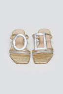 Σανδάλια με γεωμετρικά σχήματα Iris sandals - Χρυσό - thefashionproject.gr - IRIS - 23929009003