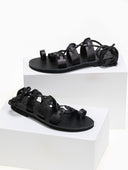 Σανδάλια με κορδόνια Iris Sandals - Μαύρο - thefashionproject.gr - IRIS