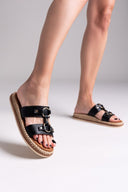 Σανδάλια με κρίκους ERYNN - Μαύρο - thefashionproject.gr - ERYNN