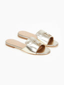 Σανδάλια με μεταλλικά charms ERYNN - Χρυσό - thefashionproject.gr - ERYNN