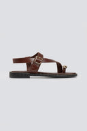 Σανδάλια με μπαρέτα Tfp - Καφέ - thefashionproject.gr - TFP - 24018036003