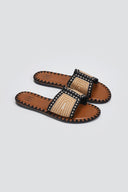 Σανδάλια με πλεκτό σχέδιο ERYNN - Μαύρο - thefashionproject.gr - ERYNN