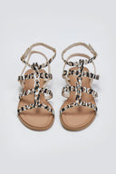 Σανδάλια με ponyskin και print Erynn