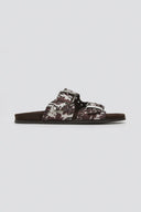Σανδάλια με print Corina - Καφέ - thefashionproject.gr - CORINA