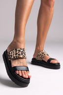 Σανδάλια με print και velcro 2553/91