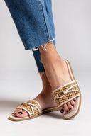 Σανδάλια με ψάθα ERYNN - Μπεζ - thefashionproject.gr - ERYNN - 23477003002