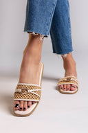 Σανδάλια με ψάθα ERYNN - Μπεζ - thefashionproject.gr - ERYNN - 23477003002
