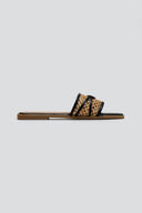 Σανδάλια με ψάθα ERYNN - Μπεζ/Μαύρο - thefashionproject.gr - ERYNN - 23477116002