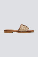 Σανδάλια με ψάθα Ragazza 1015 - Μπεζ - thefashionproject.gr - RAGAZZA