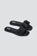 Σανδάλια με ψάθινη φάσα Xti 143861 - Μαύρο - thefashionproject.gr - Xti Footwear