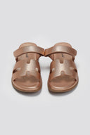 Σανδάλια με sporty σόλα και velcro - Χαλκός - thefashionproject.gr - La Coquette
