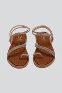 Σανδάλια με στρας Estil - Χαλκός - thefashionproject.gr - Estil
