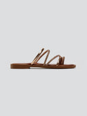 Σανδάλια με στρας λουράκια Estil - Χαλκός - thefashionproject.gr - Estil - 23584013003