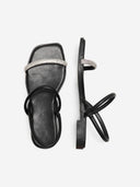 Σανδάλια με στρας ONLY 15319582 - Μαύρο - thefashionproject.gr - ONLY - 21984002002