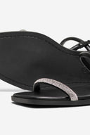 Σανδάλια με στρας ONLY 15319582 - Μαύρο - thefashionproject.gr - ONLY - 21984002002